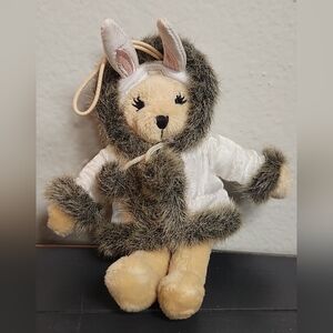 Adorable Tiny Bunny Plush Ornament